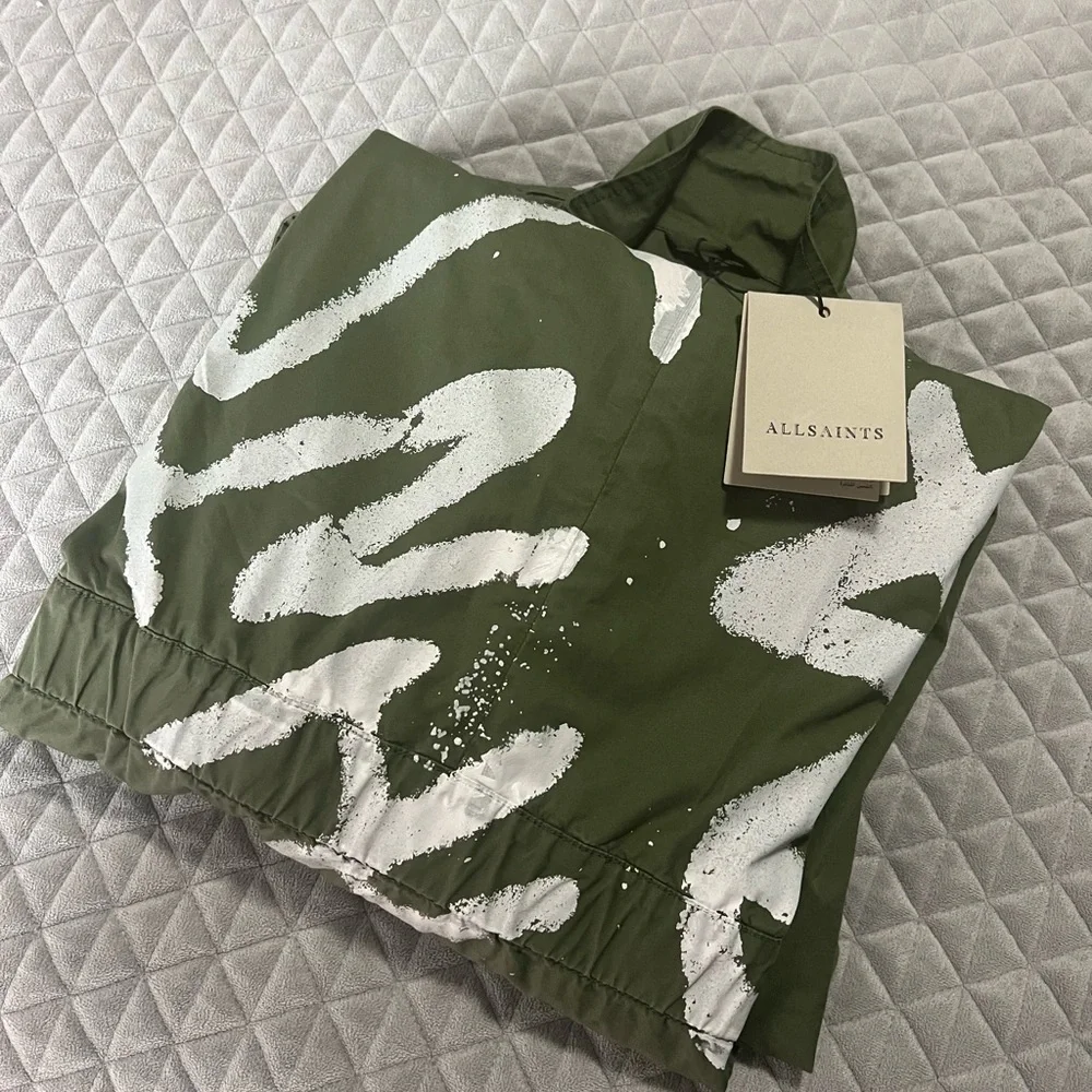 All Saints - Women’s Mills Cotton Grafiti Parka - Picture 8 of 8